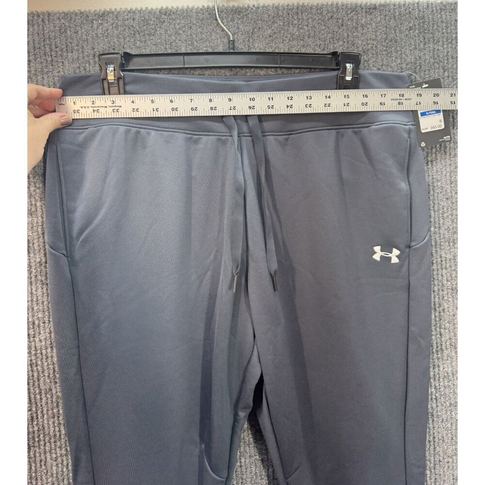 Under Armour Qualifier Fleece Jogger Pants Womens XL Gray Loose Fit Drawstring - Picture 8 of 10